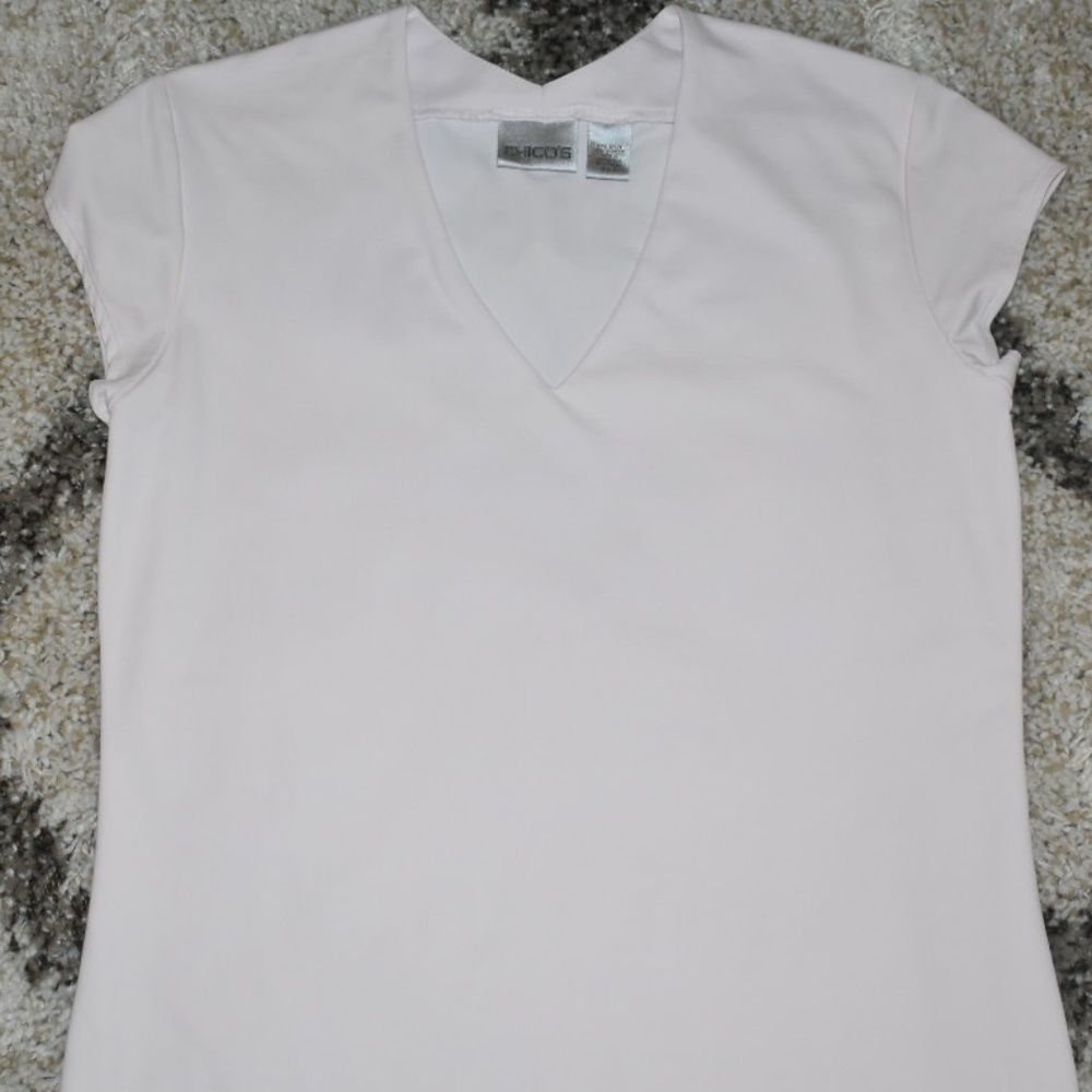 Chico's Pale Pink V-Neck Top